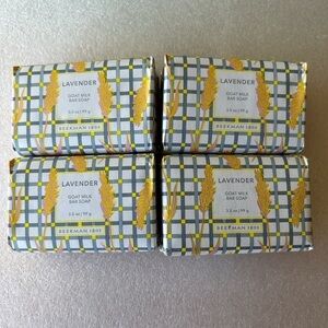 Beekman 1802 LAVENDER  Goat Milk Soap (LOT OF 4) / BRAND NEW